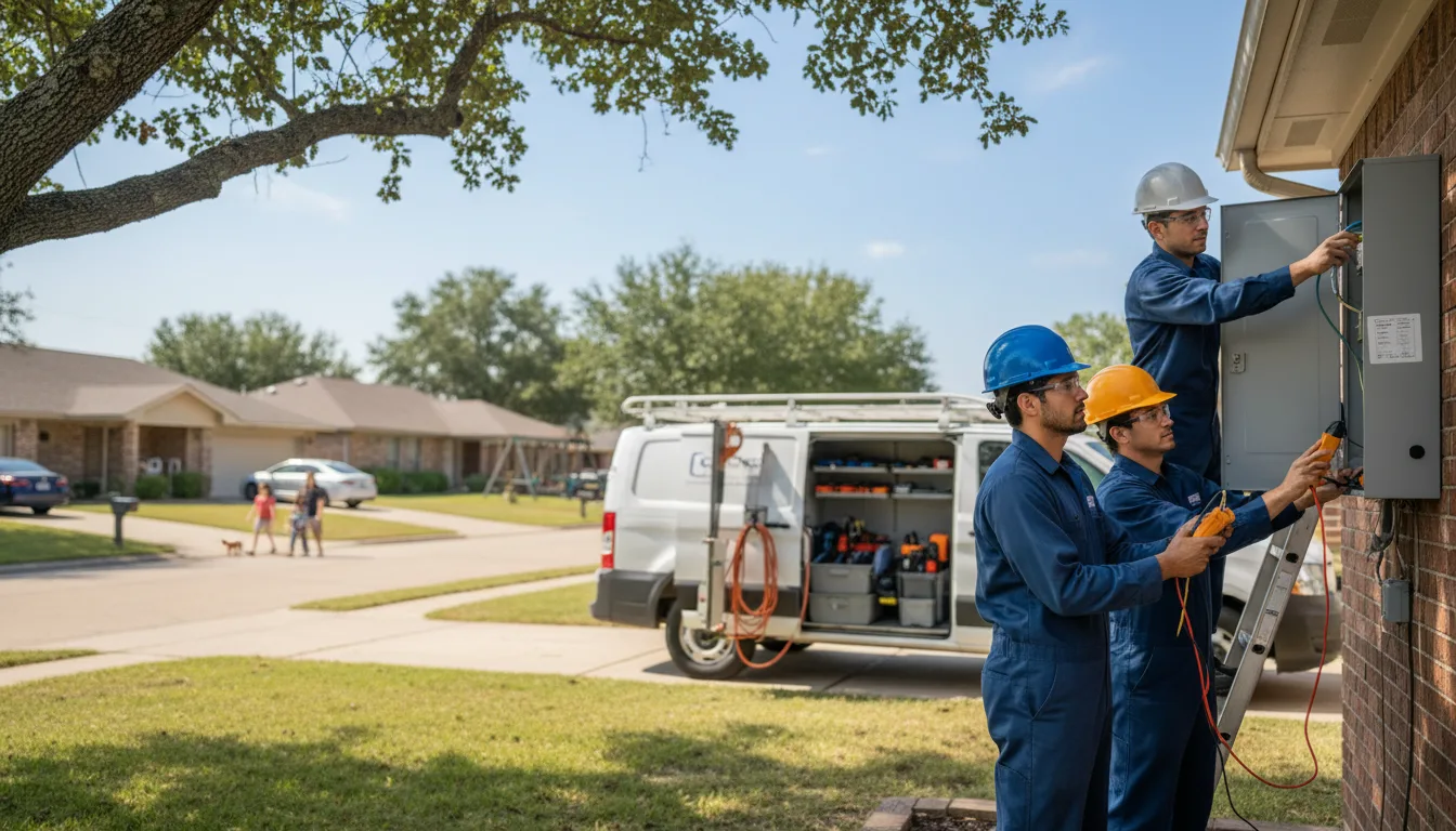 Certified electrician providing emergency electrical services in Dry Creek, LA